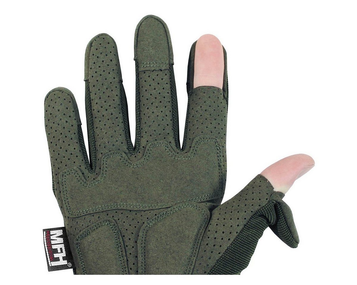 MFH Multisporthandschuhe Tactical Outdoor Handschuhe, "Action", oliv Bild 2