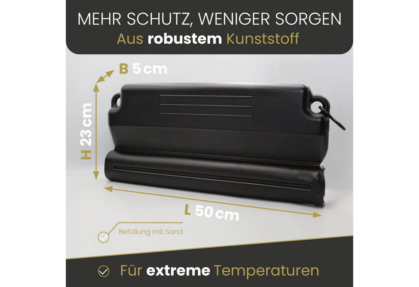 HAF Pool-Abdeckplane Eisdruckpolster Pool Überwinterung Effektiver Schutz vor Frostschäden (Inkl. Haken zur Verbindung der Polster, 16-St., Größe pro Stück: 50 x 23 x 5 cm), Expansionskräfte werden kontrolliert abgeleitet Bild 5