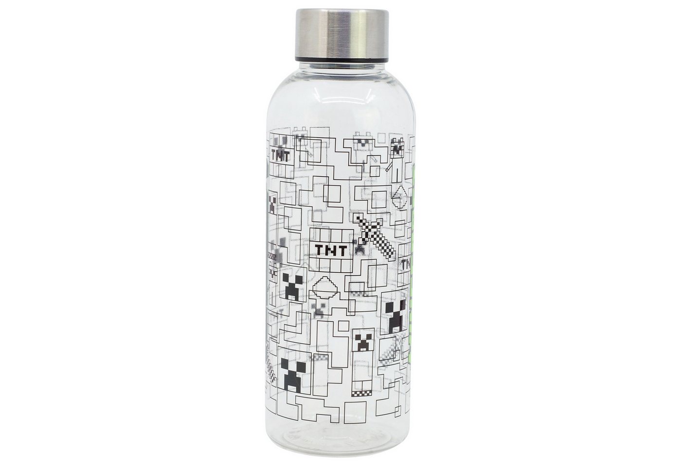 Minecraft Trinkflasche Minecraft Gamer Creeper Wasserflasche Trinkflasche Flasche XL 850 ml Bild 3