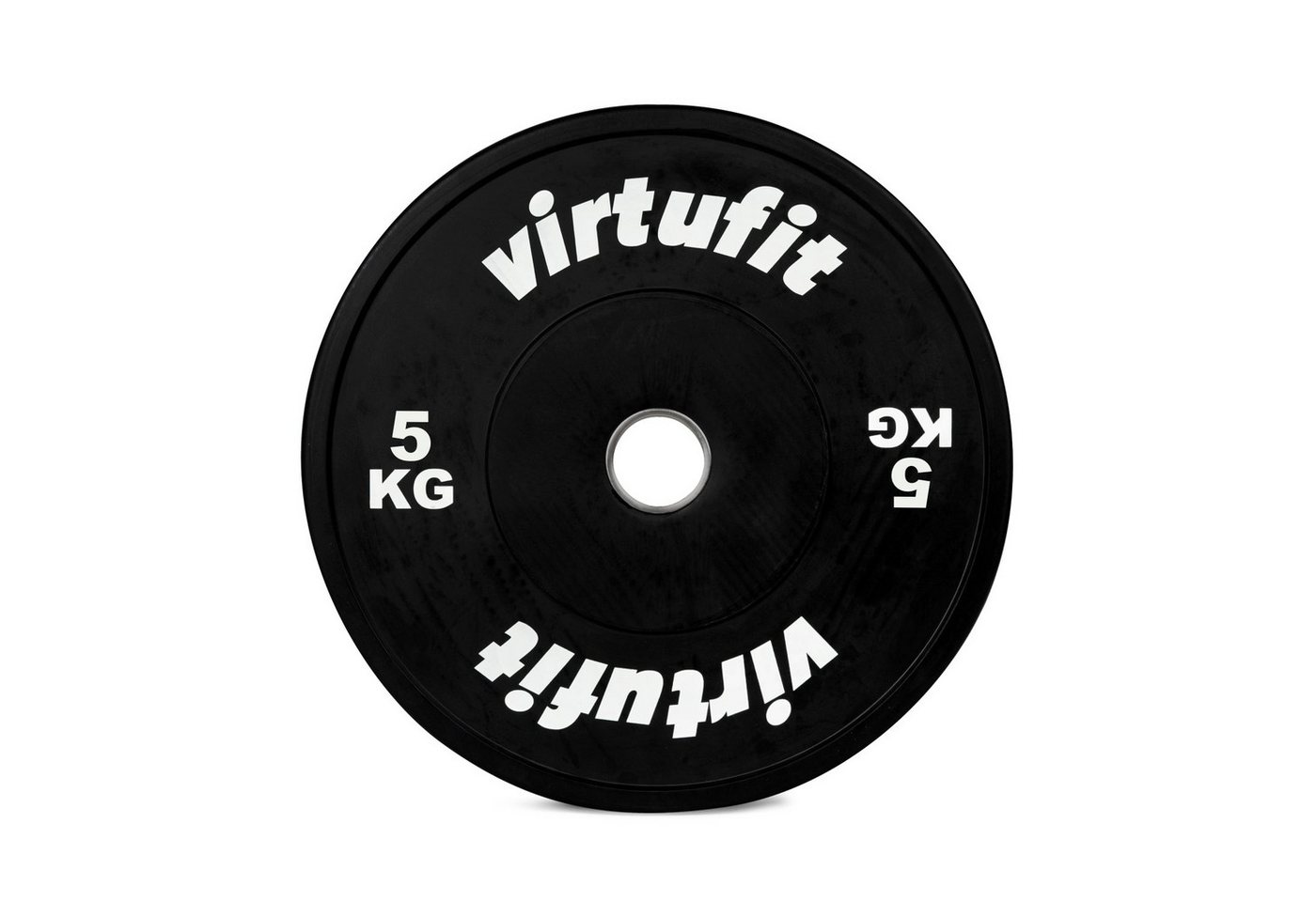 VirtuFit Hantelscheibe VirtuFit 150 kg Bumper Plate Set Gummischeiben Schwarz