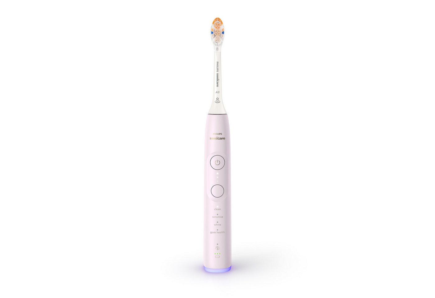 Philips Sonicare Elektrische Zahnbürste Series 7500, Aufsteckbürsten: 2 St., mit Drucksensor und 3 Intensitätsstufen, inkl. Reiseladeetui