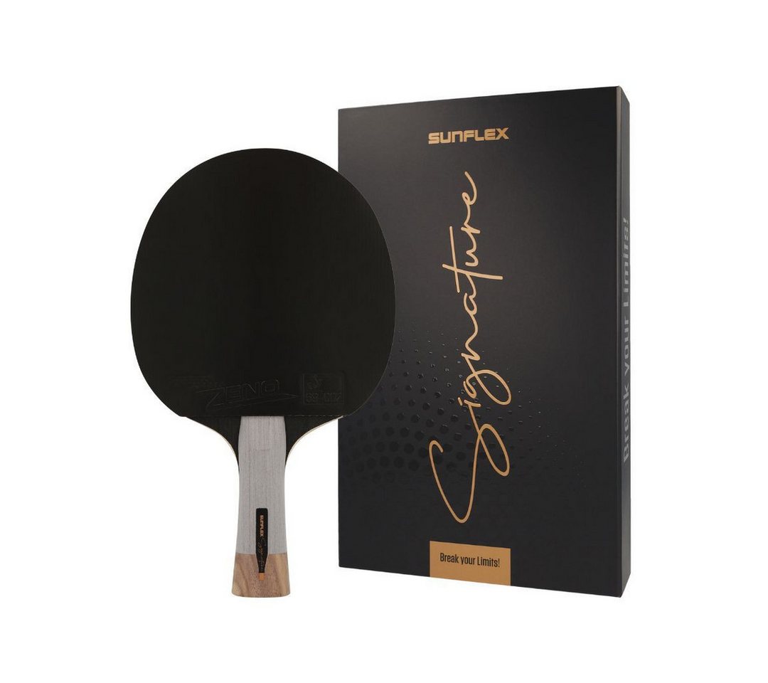Sunflex Tischtennisschläger SIGNATURE ZENO, ITTF zertifizierter Zeno Belag, Magnetverschluss Bild 4