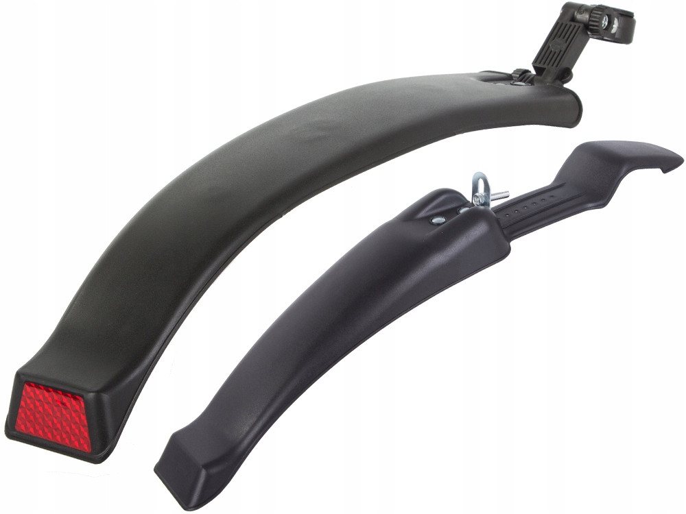 VERK GROUP Schutzblech Fahrrad Schutzblech Set 24‑28 Zoll vorne hinten Spritzschutz (Set, 2 St., Paar), 2‑teilig, vorne + hinten