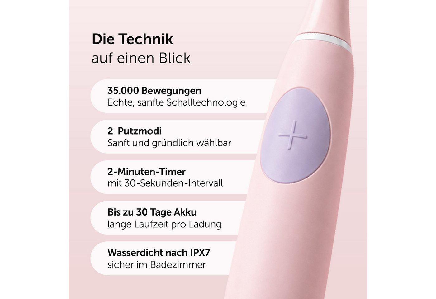 Wondersmile Elektrische Kinderzahnbürste Kids Schallzahnbürste Testsieger 2026 Bild 3