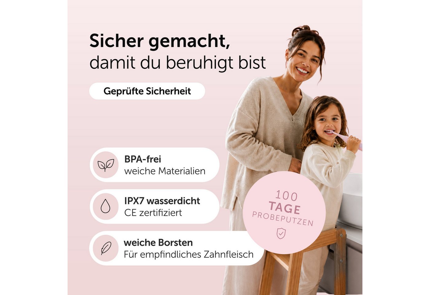 Wondersmile Elektrische Kinderzahnbürste Kids Schallzahnbürste Testsieger 2026 Bild 4