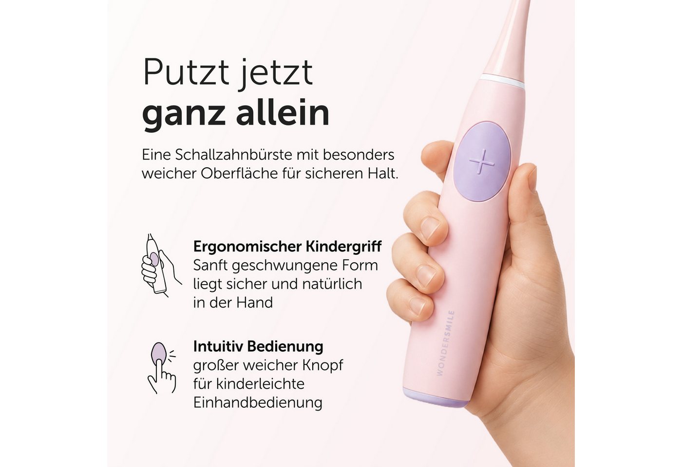 Wondersmile Elektrische Kinderzahnbürste Kids Schallzahnbürste Testsieger 2026 Bild 5