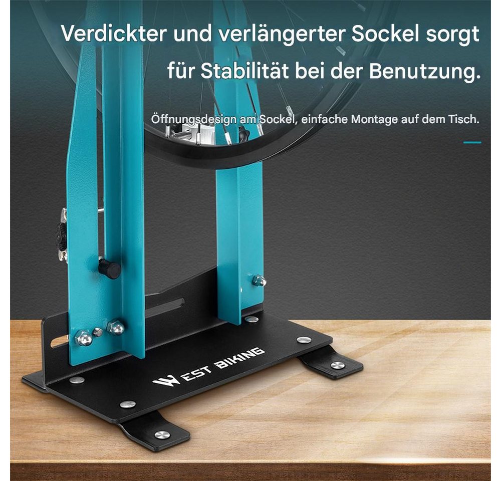 GARRYFIZH Rad-Zentrierständer Fahrradzentrierständer Halterung zur Reparatur von Fahrradfelgen, Fahrradradwartungsständer Bild 4