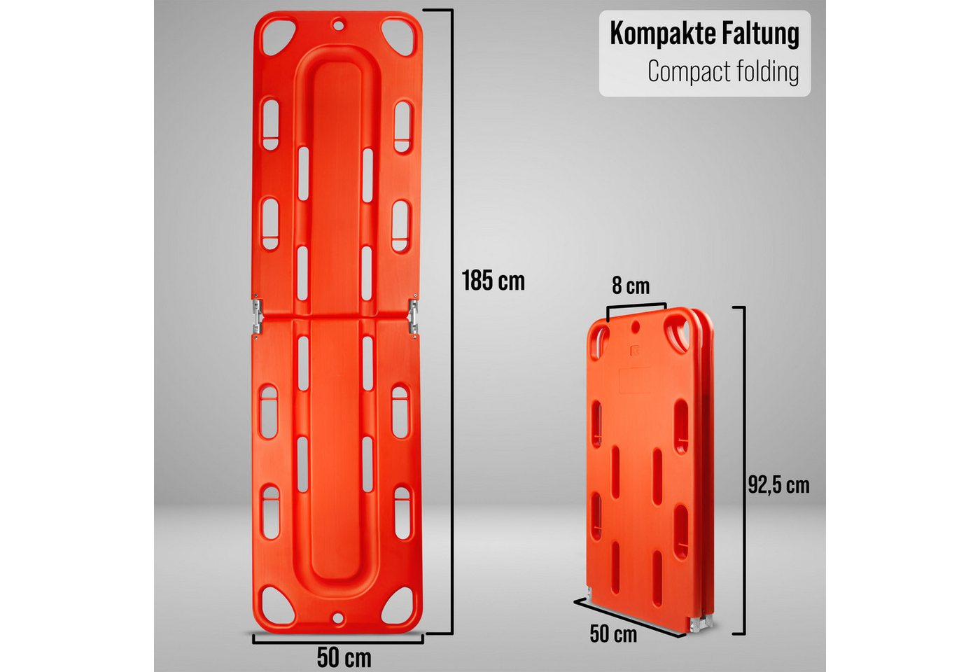 pulox Erste-Hilfe-Set WTG-100 - Klappbares Rettungsbrett (Spine-Board) Bild 4