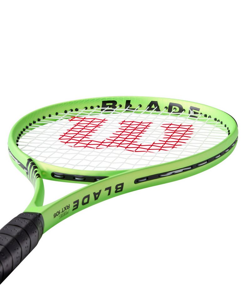 Wilson Tennisschläger Blade Feel RXT 105in/298g/Freizeit 2026 grün - besaitet Bild 3