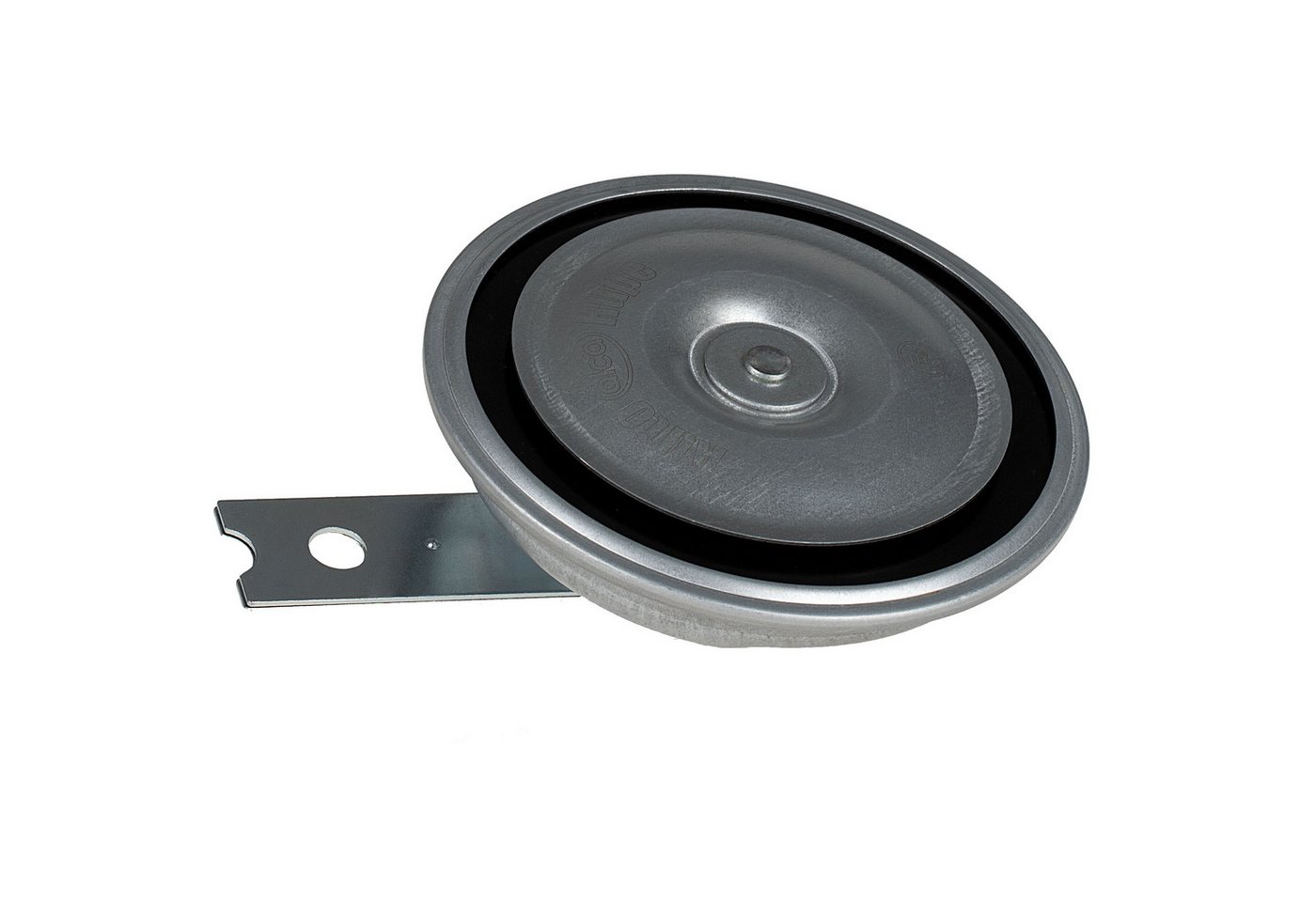 alca Hupe Signalhorn 100 mm 12 V 440 Hz Hochtöner 112 dB silberne Farbe KFZ-Adapter