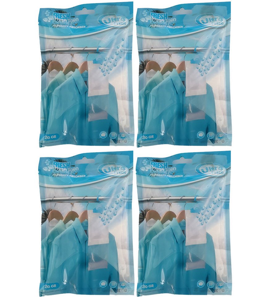 Koopman Granulat-Luftentfeuchter Luftentfeuchter Luftreiniger Fresh/ ROSE / Lavendel 4 er Set, 4er Set, Entfeuchterbeutel, Fresh Linen, Entwässern, Kleiderschrank Bild 2