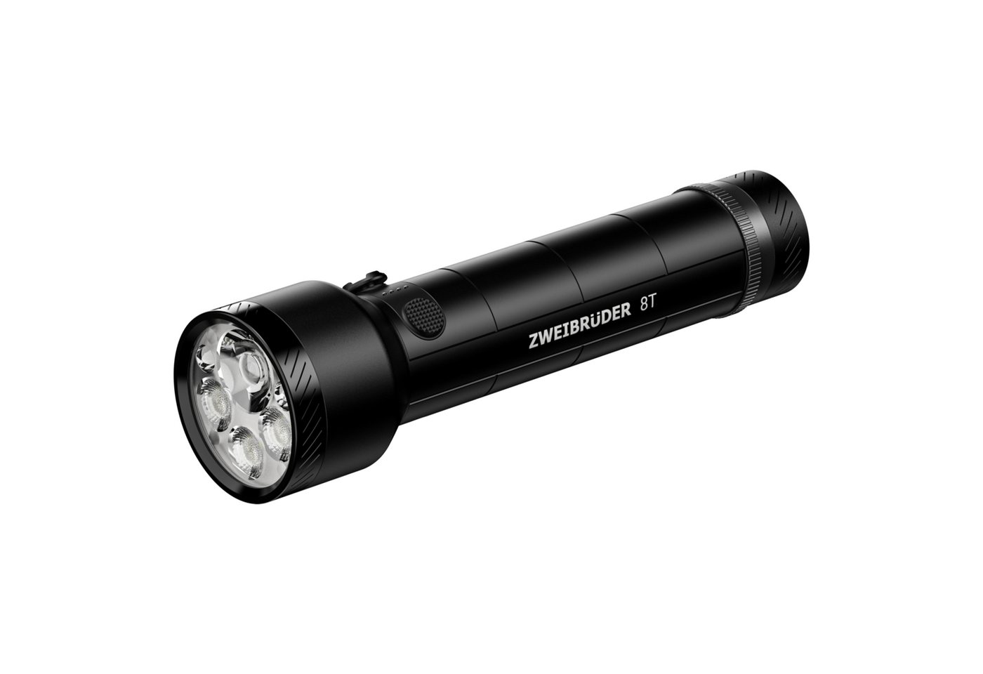 Zweibrüder LED Taschenlampe ZB8T, Focus-Function aufladbar / USB-C Ladesation Rotlicht