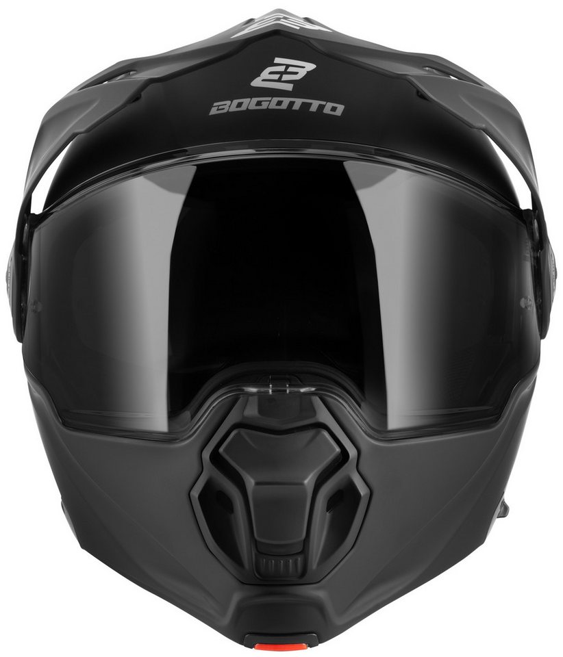 Bogotto Motocrosshelm FG-102 Fiberglass Enduro Klapphelm, Vorbereitet Für Kommunikationssystem,geeignet Brillenträger,vorbe Bild 2