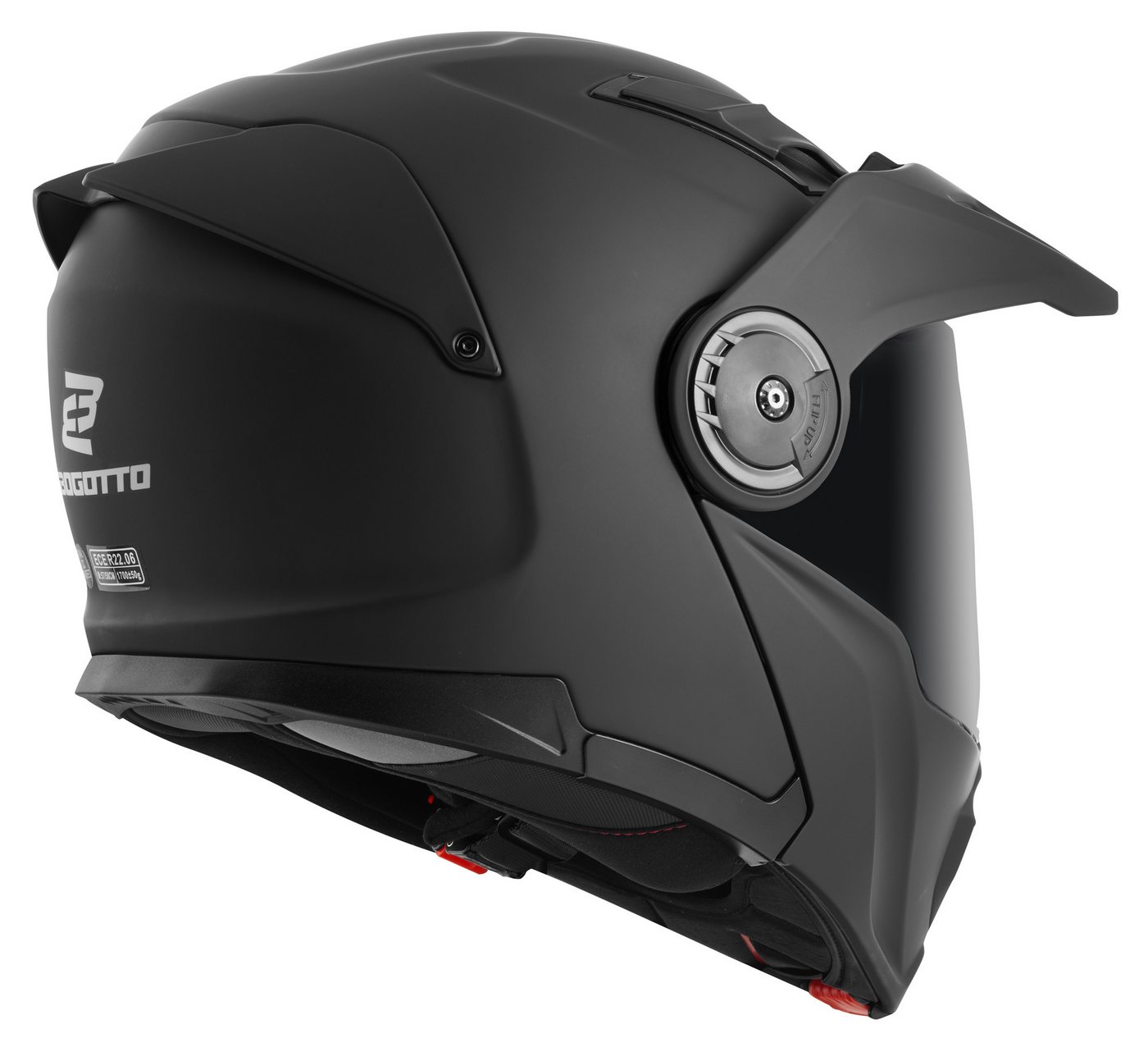 Bogotto Motocrosshelm FG-102 Fiberglass Enduro Klapphelm, Vorbereitet Für Kommunikationssystem,geeignet Brillenträger,vorbe Bild 5