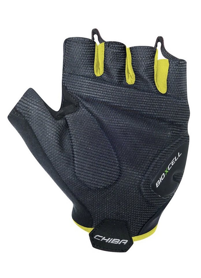 Chiba Fahrradhandschuhe BioXCell Super Fly schwarz/neongelb - 1 Paar Bild 2