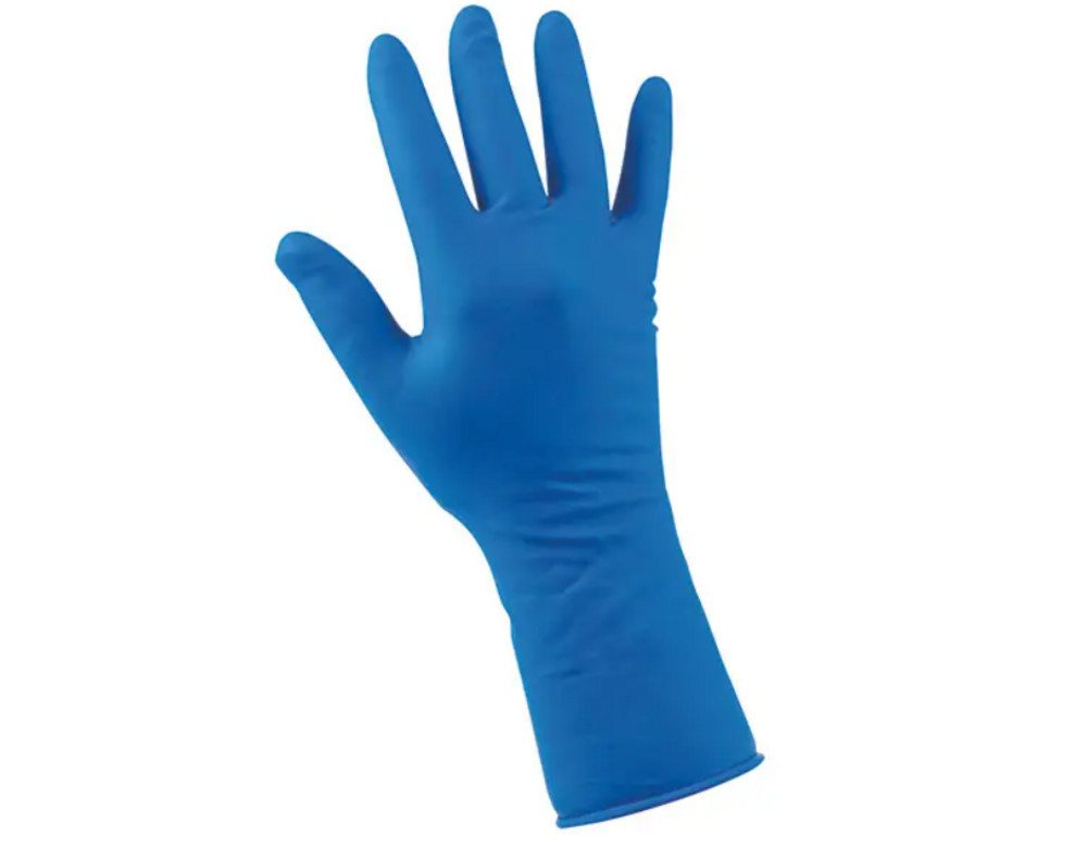 DocMed Latexhandschuhe Soft-Hand Hi-Risk - Latex - puderfrei (Unsterile Latexhandschuhe, 50-St., Medizinische Schutz) Puderfrei und Robuste Latexhandschuhe Bild 2