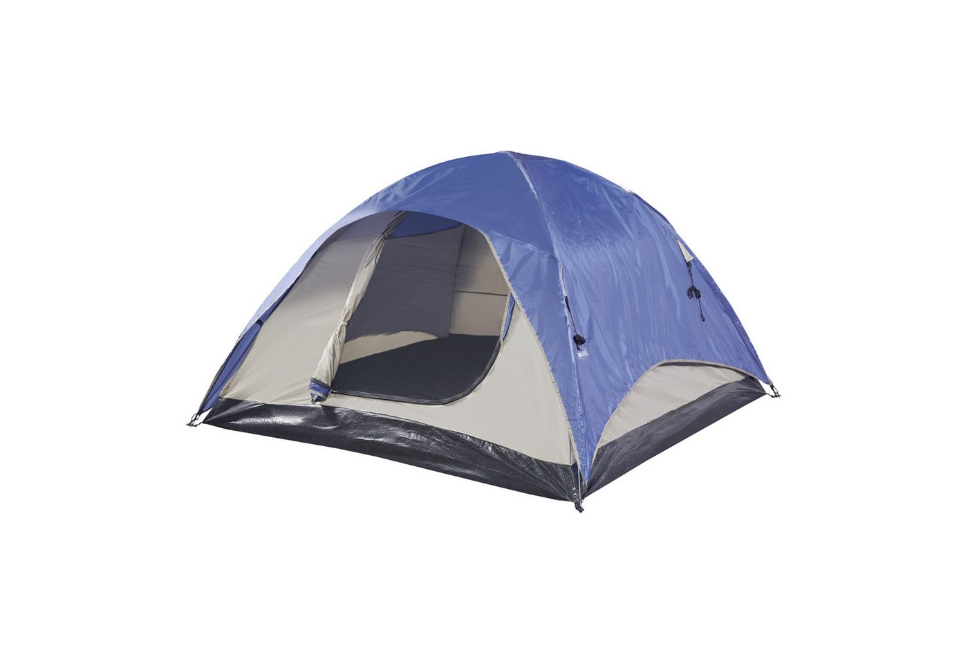 pro.tec Kuppelzelt, »Bergeijk« abnehmbares Überzelt 2,13x2,13x1,3 m Blau/Beige
