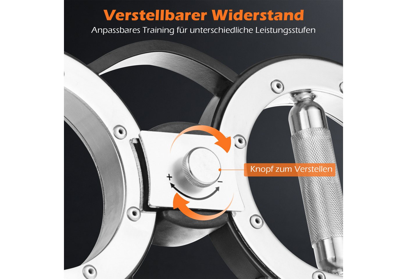 COSTWAY Handmuskeltrainer, Unterarmtrainer mit einstellbarem Widerstand Bild 5