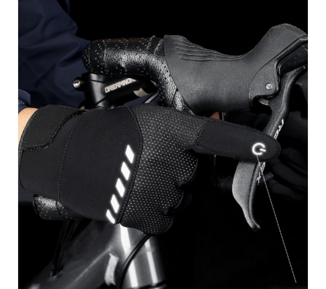 Coonoor Multisporthandschuhe Fahrradhandschuhe Winter Warme Thermo Touchscreen Handschuhe (Winddicht, Wasserabweisend für Damen und Herren) für Radsport, Mountainbike und Rennrad