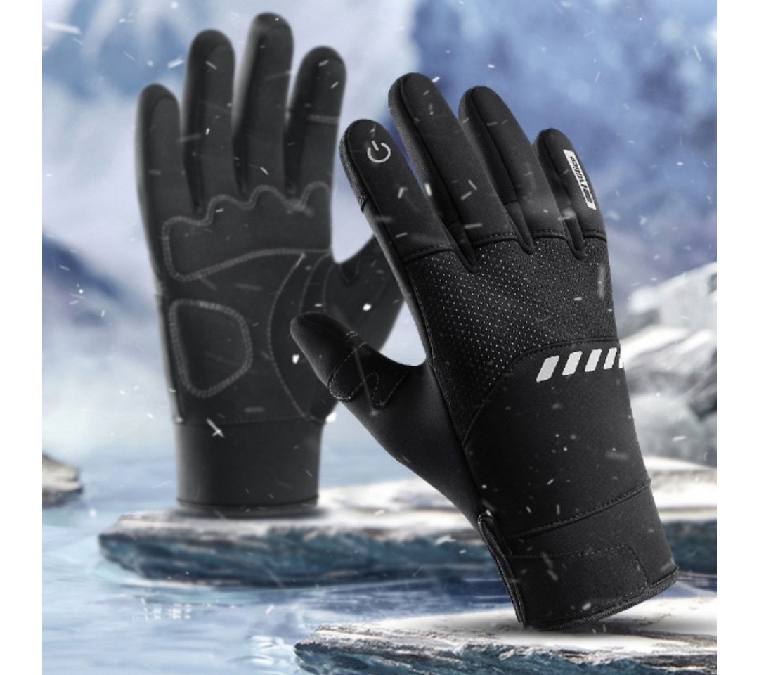 Coonoor Multisporthandschuhe Fahrradhandschuhe Winter Warme Thermo Touchscreen Handschuhe (Winddicht, Wasserabweisend für Damen und Herren) für Radsport, Mountainbike und Rennrad Bild 5
