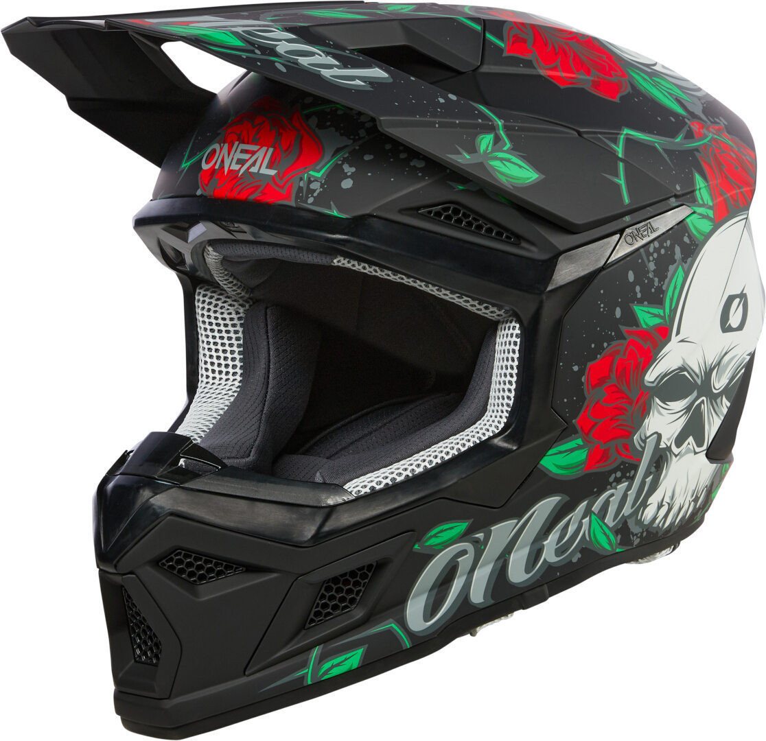 O’NEAL Motorradhelm 3SRS Melancia bunter Kinder Motocross Helm, Absorbierend