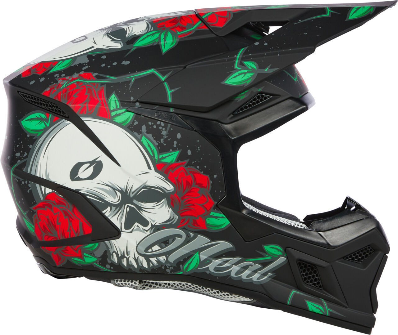 O’NEAL Motorradhelm 3SRS Melancia bunter Kinder Motocross Helm, Absorbierend Bild 2