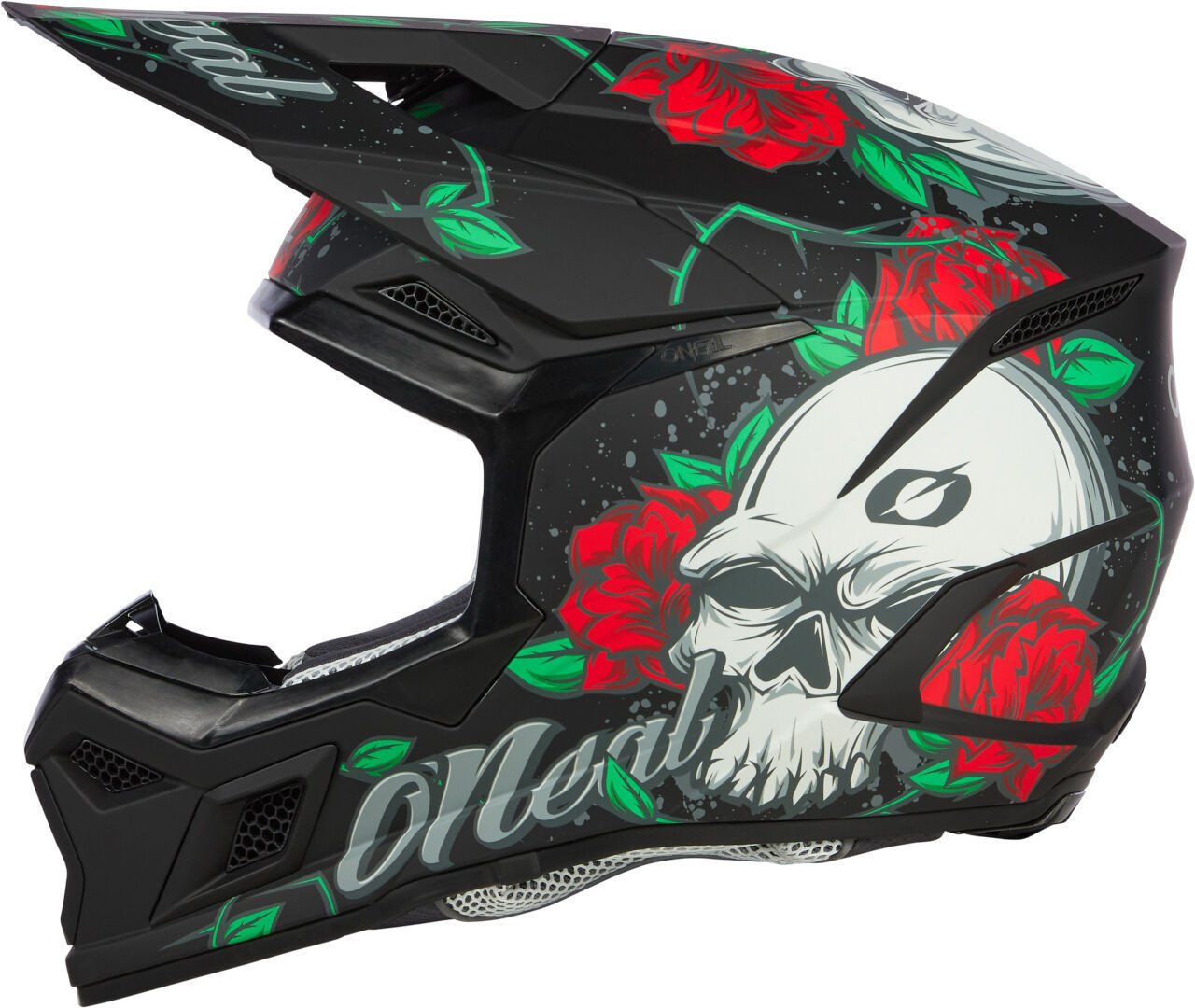 O’NEAL Motorradhelm 3SRS Melancia bunter Kinder Motocross Helm, Absorbierend Bild 4