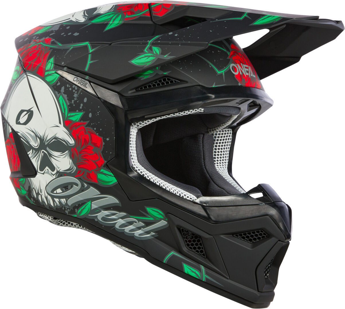 O’NEAL Motorradhelm 3SRS Melancia bunter Kinder Motocross Helm, Absorbierend Bild 5