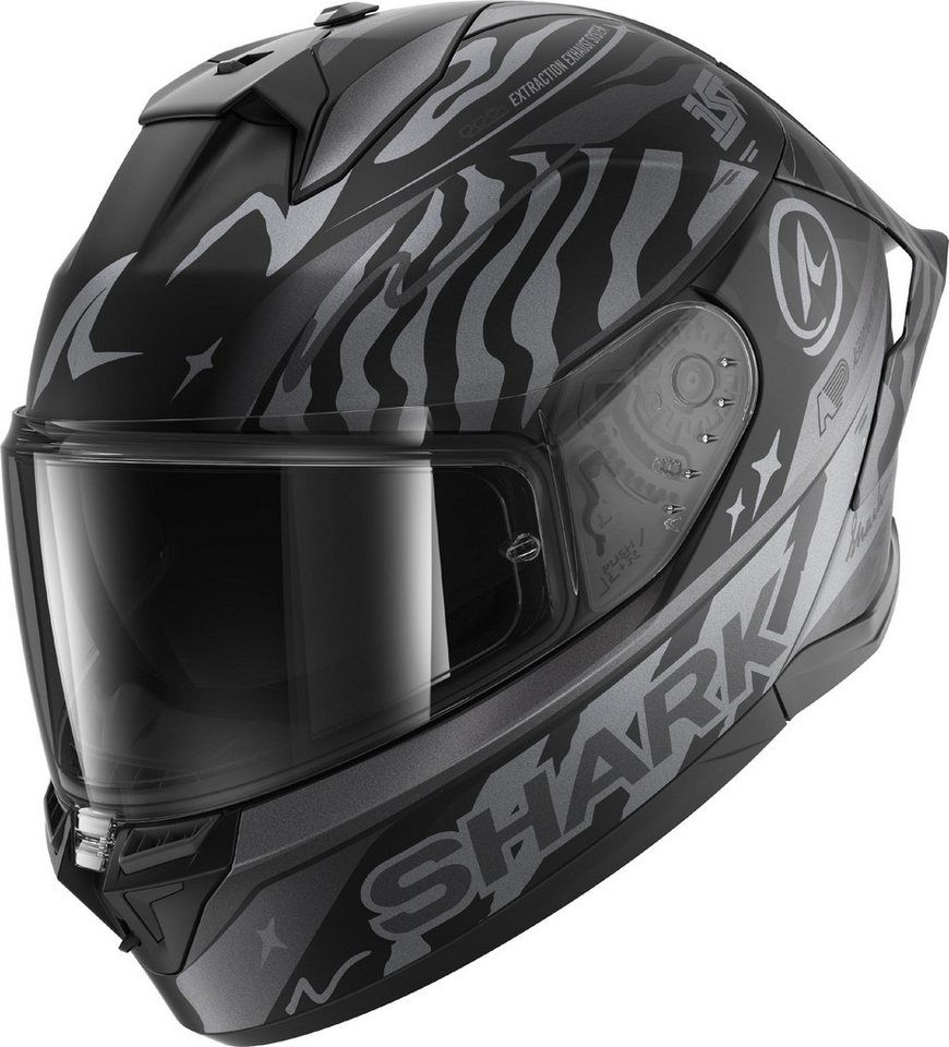 Shark Motorradhelm Skwal Cup Speed Fancy Helm, Antifog Beschichtet,vorbereitet Für Kommunikationssystem,geeignet