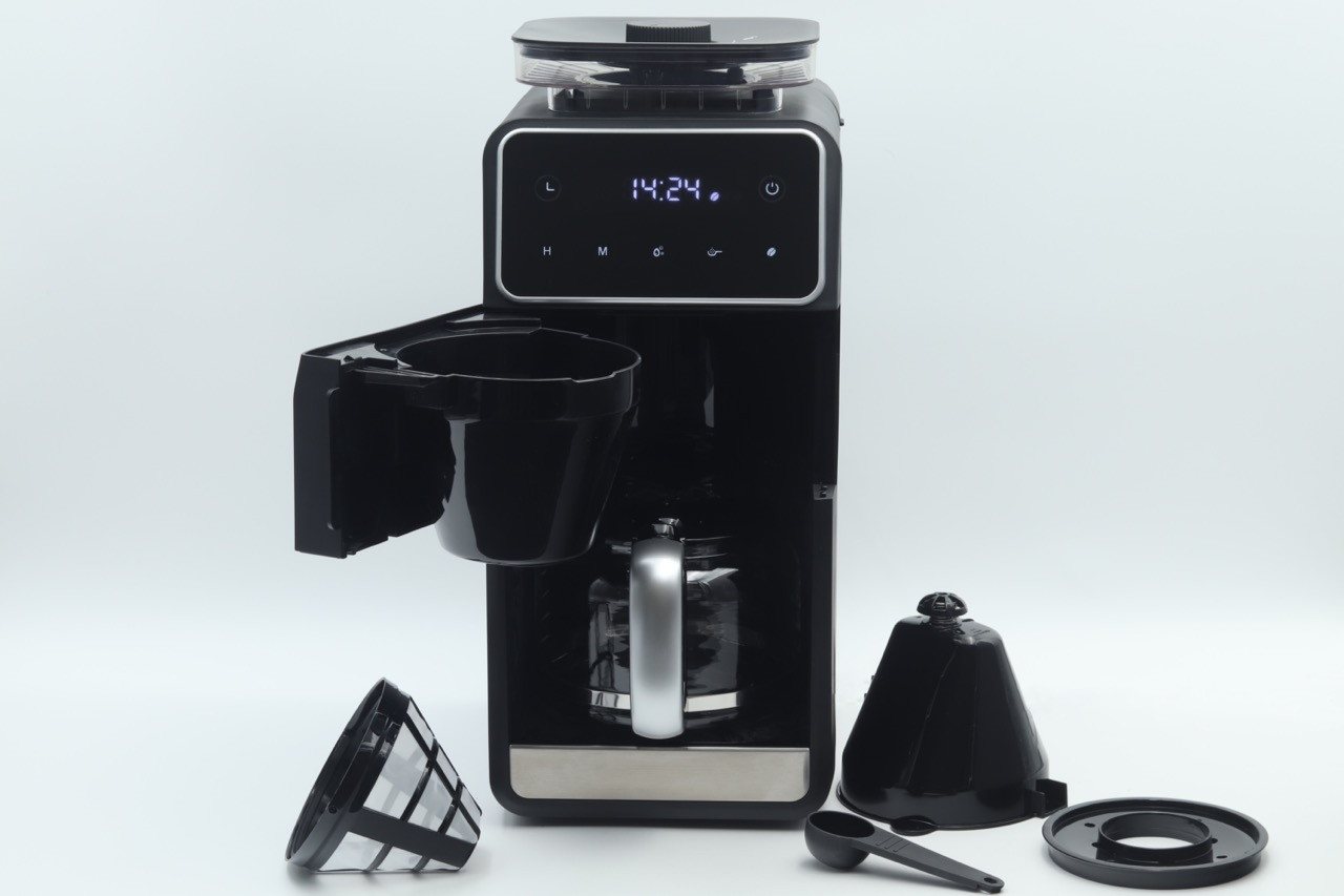Hagenuk Kaffeemaschine mit Mahlwerk, 1.5l Kaffeekanne, Permanentfilter, abnehmbarer Wassertank Bild 3