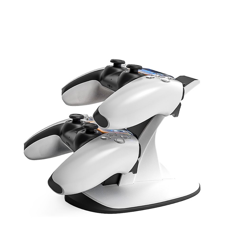 Toomoke PS5 Controller Ladestation,Dual-USB Schnellladung,Zubehör für PS5 Controller-Ladestation (1000 mA, Ladekabel PS5 Zubehör für PlayStation 5)