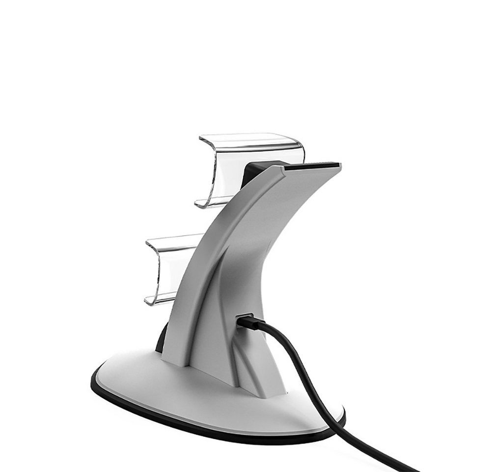 Toomoke PS5 Controller Ladestation,Dual-USB Schnellladung,Zubehör für PS5 Controller-Ladestation (1000 mA, Ladekabel PS5 Zubehör für PlayStation 5) Bild 3