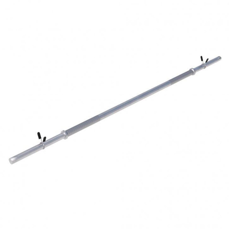 GORILLA SPORTS Langhantelstange Langhantelstange Chrom 120 cm, 120 cm (3-tlg)