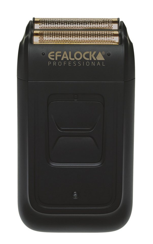 EFALOCK Professional Tools GmbH Elektrorasierer Efalock Goal Folienrasierer Schwarz - elektrischer Rasierer, Aufsätze: 2, Doppelfolienrasierer Reinigungsbürste, Netzteil, hypoallergene Gold-Titanium-Scherfolie Bild 5