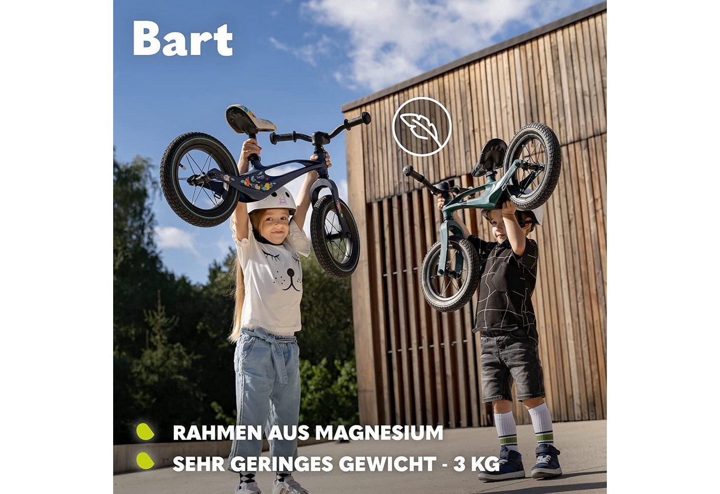 lionelo Laufrad BART 12 Zoll, ab 18 monaten 12 Zool Räder MAX 30Kg Magnesiumlegierung Bild 3