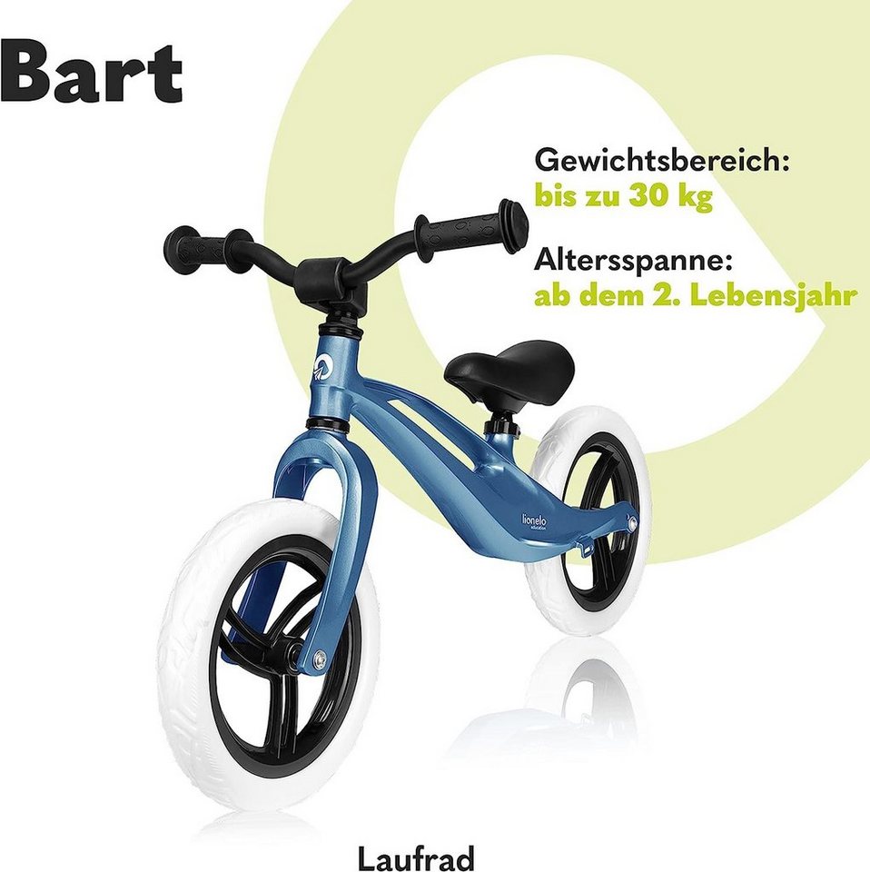 lionelo Laufrad BART 12 Zoll, ab 18 monaten 12 Zool Räder MAX 30Kg Magnesiumlegierung Bild 5