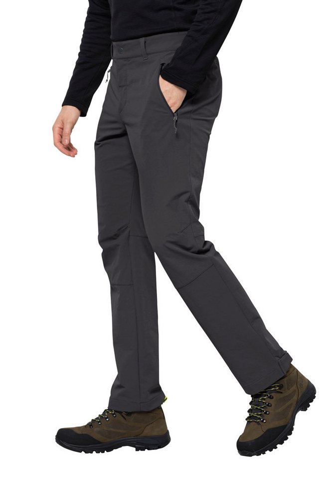 Jack Wolfskin Softshellhose ACTIVATE XT PANTS M Trekkinghose, strapazierfähig, atmungsaktiv und winddicht