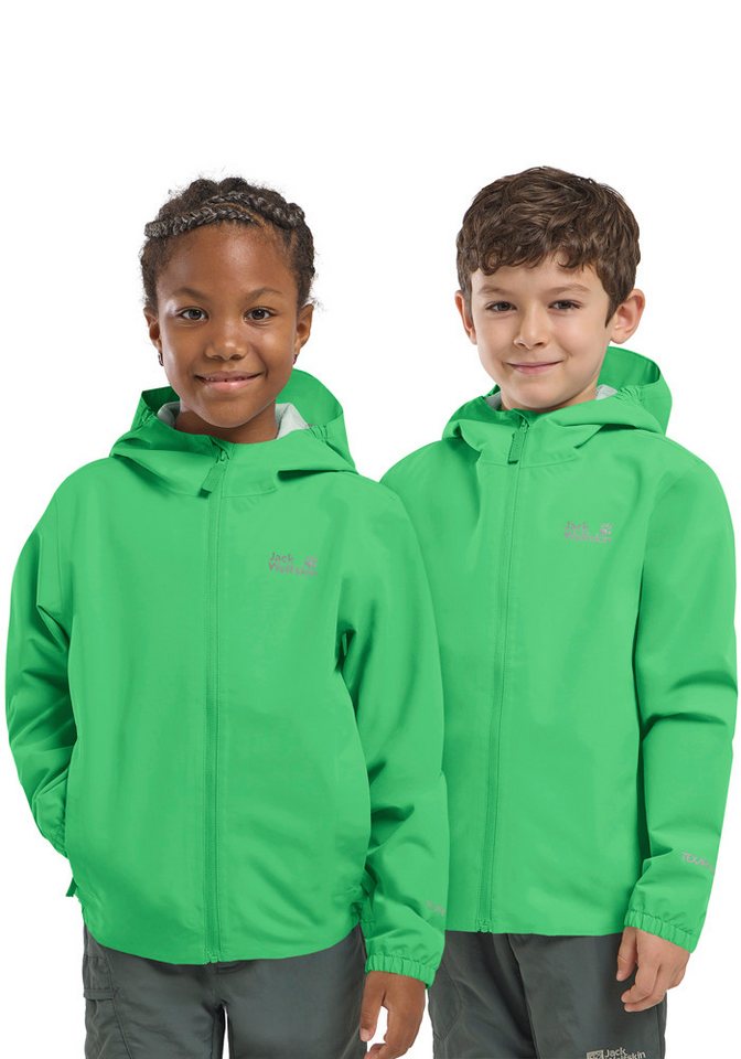 Jack Wolfskin Outdoorjacke FLAZE JACKET K leichte Allwetterjacke für Kinder, wasser- und winddicht Bild 3