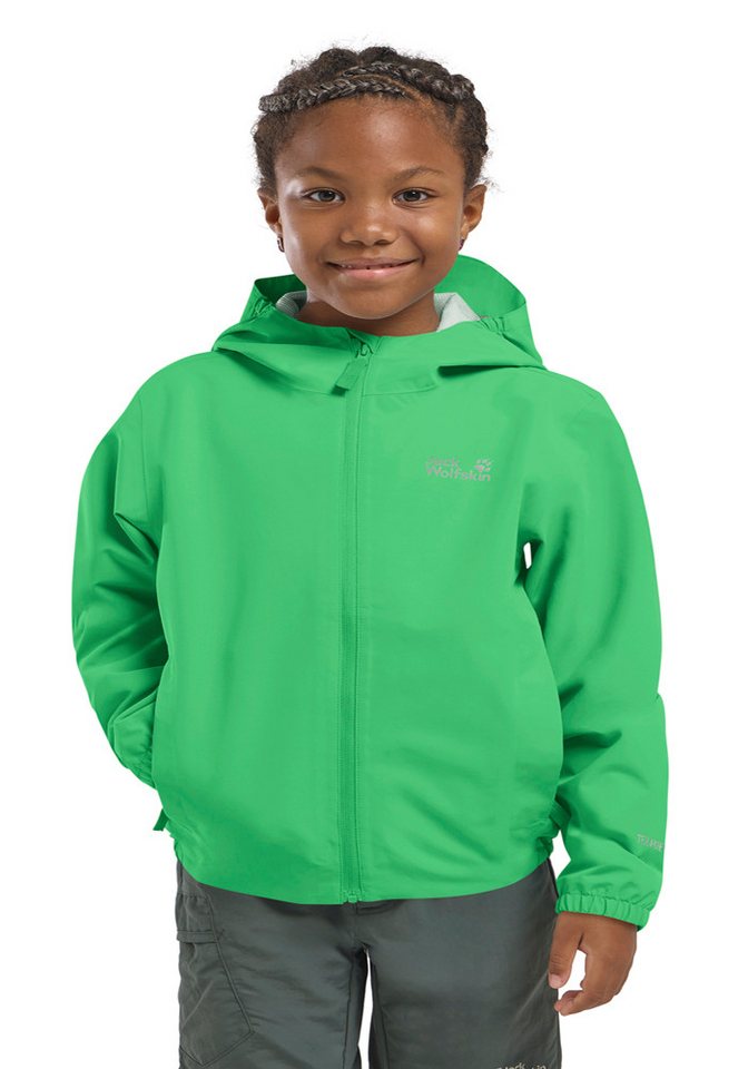 Jack Wolfskin Outdoorjacke FLAZE JACKET K leichte Allwetterjacke für Kinder, wasser- und winddicht Bild 5