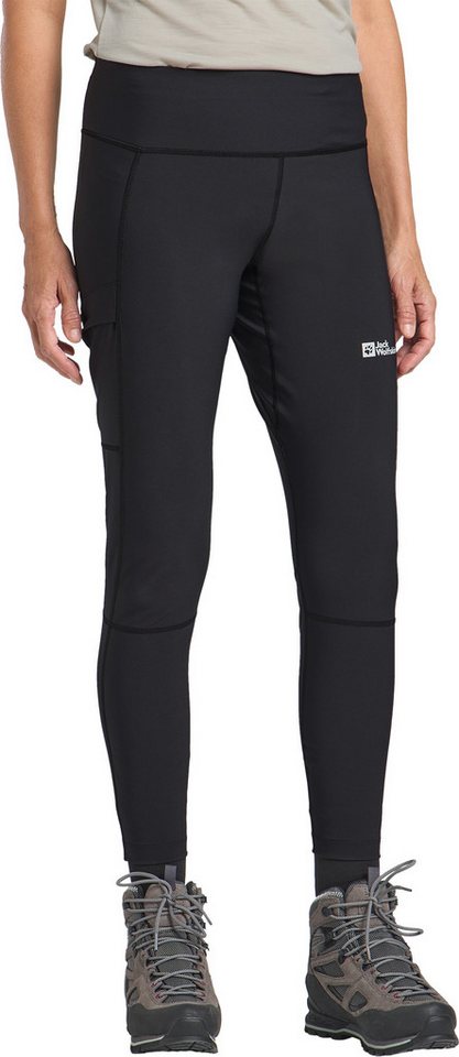 Jack Wolfskin Sporthose KAMMWEG TIGHTS W Sporthose, eng anliegend, atmungsaktiv Bild 4