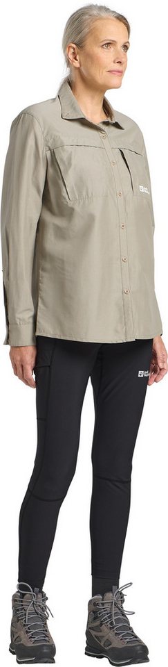 Jack Wolfskin Sporthose KAMMWEG TIGHTS W Sporthose, eng anliegend, atmungsaktiv Bild 5