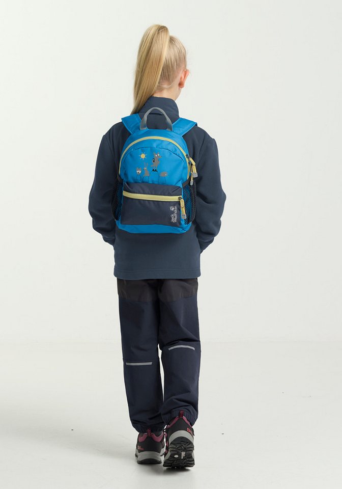 Jack Wolfskin Kinderrucksack LITTLE SCOUT 10, 10L Kinderrucksack, komfortabel, ideal für erste Abenteuer