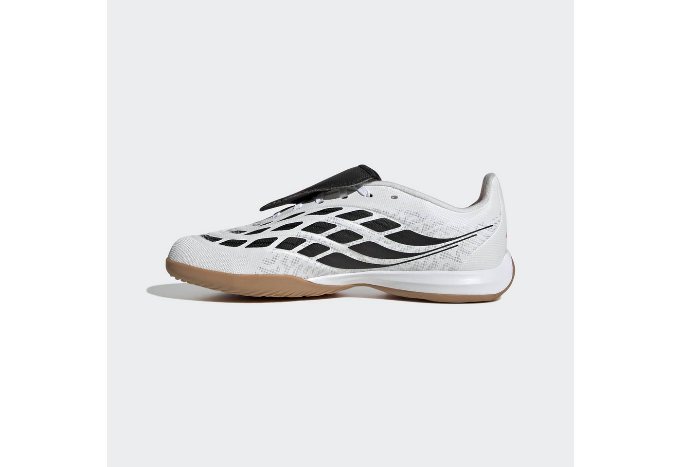 adidas Performance PREDATOR LEAGUE KIDS, UMSCHLAGBARE ZUNGE Fußballschuh für Hallenboden, für Jugendliche & Kinder Bild 3
