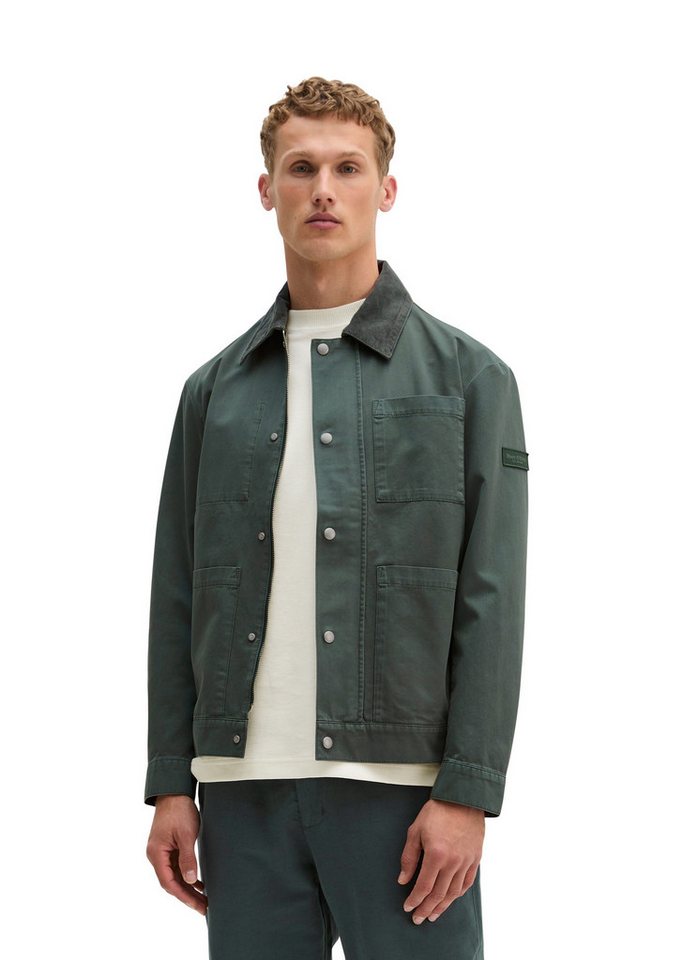 Marc O'Polo Outdoorjacke regular mit Cordkragen