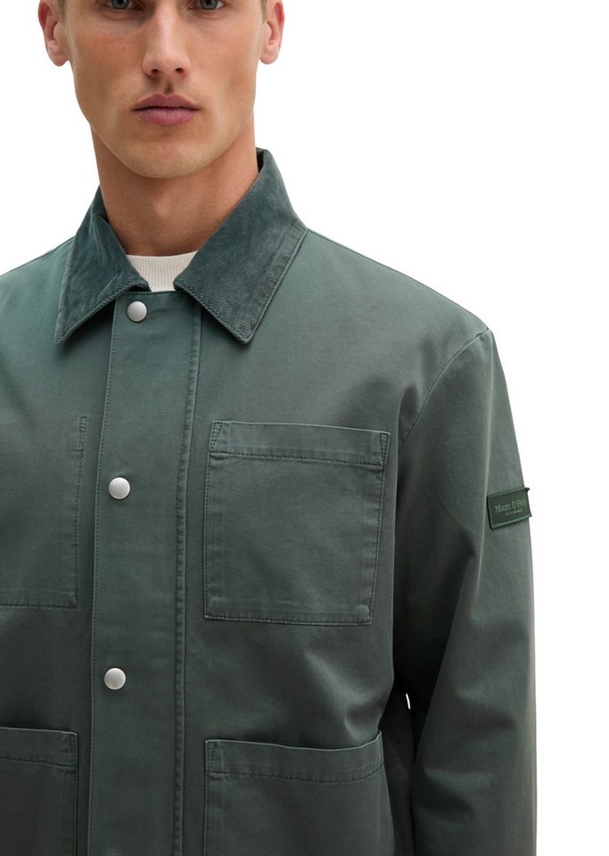 Marc O'Polo Outdoorjacke regular mit Cordkragen Bild 3