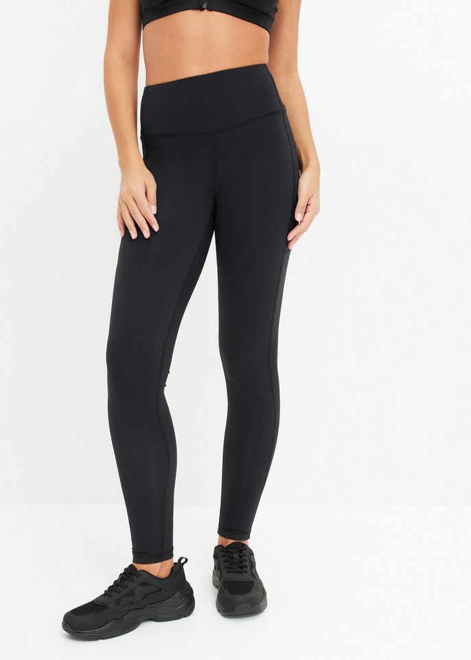 bonprix Funktionsleggings weiches Material, doppelter Taillenbund, Skinny Fit Bild 4