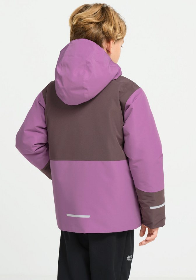 Jack Wolfskin Skijacke SNOWFLASH JKT K Winterjacke für Kinder, wasserdicht, warm Bild 3