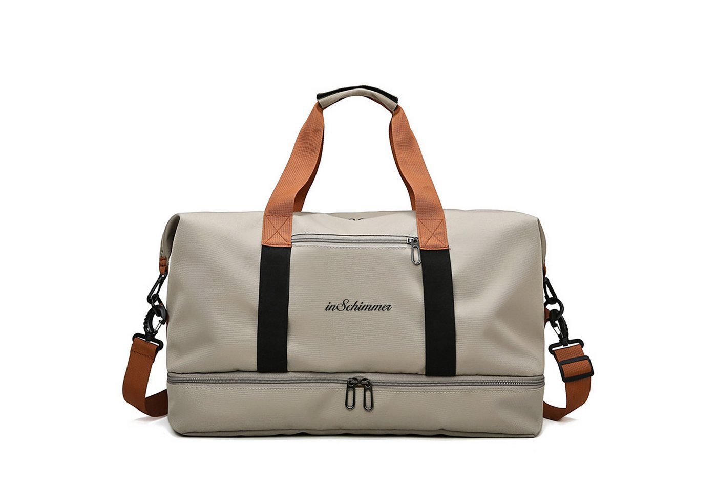 inschimmer Reisetasche Fitnesstasche Sporttasche mit Schuhfach & Nassfach für Reisen Arbeiten Bild 4