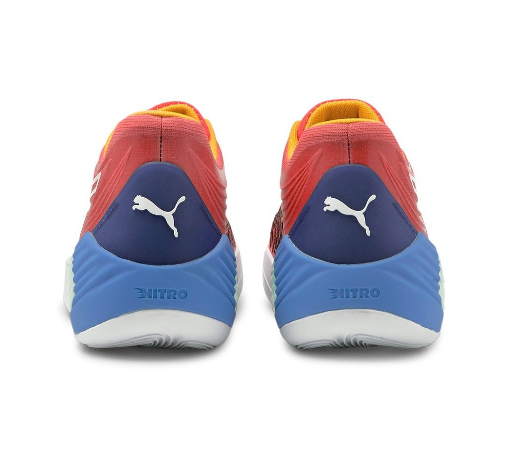 PUMA Hallen-Indoorschuhe Fusion Nitro rot/bunt Herren Badmintonschuh Bild 4