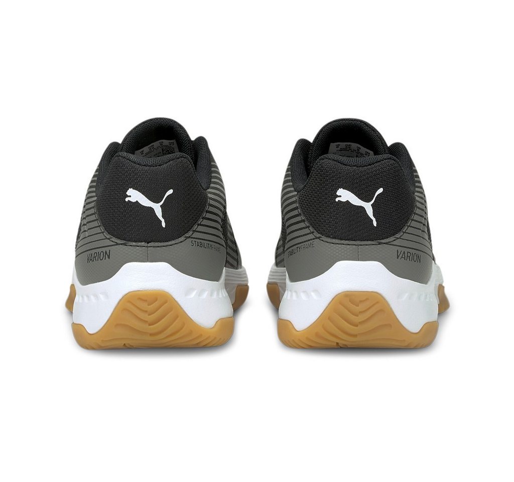 PUMA Hallen-Indoorschuhe Varion schwarz Kinder Badmintonschuh Bild 4